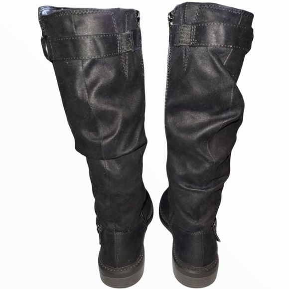 Sonoma Black Leather Boots Size 6 - Picture 3 of 8